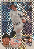 2023 Topps Chrome #4 Anthony Volpe X-Fractor Baseball Card