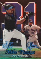 1999 Flair Showcase Legacy Collection #13L Mike Piazza Row 2 Baseball Card