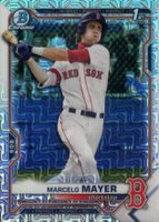 2021 Bowman Draft #BDC174 Marcelo Mayer Chrome-Asia Refractor Baseball Card