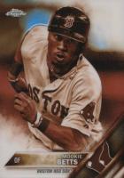 2016 Topps Chrome #161 Mookie Betts Sepia Refractor Baseball Card
