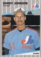 1989 Fleer Glossy #381 Randy Johnson Baseball Card