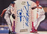 1998 Stadium Club CO-Signers #CS35 Matt Morris/Randy Johnson Baseball Card