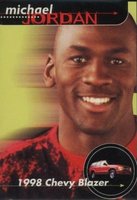 1998 Upper Deck Chevy Blazer # Michael Jordan Smiling Basketball Card