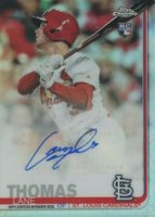 2019 Topps Chrome Update Autographs #LT Lane Thomas Baseball Card