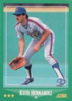 1988 Score Glossy #400 Keith Hernandez Baseball Card
