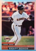 2000 Topps Chrome  #250 Barry Bonds Refractor Baseball Card