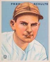 1933 Goudey #190 Fred Schulte Baseball Card