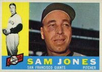 1960 Topps #410 Sam Jones Baseball Card