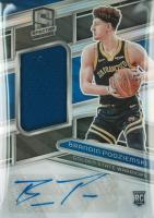 2023 Panini Spectra #244 Brandin Podziemski Jersey Autograph Basketball Card