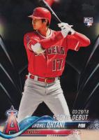 2018 Topps Update #US285 Shohei Ohtani Black Baseball Card