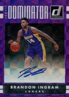 2016 Panini Donruss Rookie Dominator Signatures #17 Brandon Ingram Basketball Card