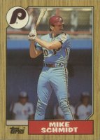 1987 Topps Tiffany #430 Mike Schmidt Baseball Card
