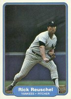 1982 Fleer #50 Rick Reuschel Baseball Card
