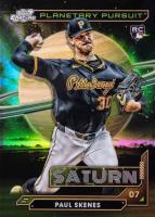 2024 Topps Chrome Cosmic Planetary Pursuit #6 Paul Skenes Saturn Baseball Card