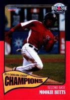 2013 Choice Salem Red Sox Carolina League Champions #2 Mookie Betts Baseball Card