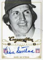 2012 Panini Cooperstown Signatures #HOFDSU Don Sutton Baseball Card