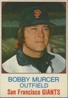1975 Hostess #141 Bobby Murcer Hand Cut Baseball Card
