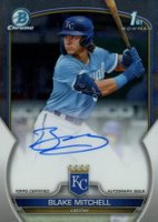 2023 Bowman Draft Chrome Prospect Autograph #CDABMI Blake Mitchell Baseball Card