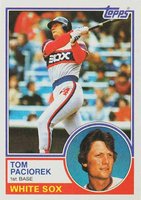 1983 Topps #72 Tom Paciorek Baseball Card