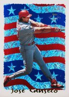 1995 Topps Cyberstats Season Review #2 Jose Canseco Baseball Card