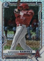 2021 Bowman Mega Box Chrome #BCP145 Alexander Ramirez Baseball Card