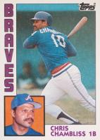 1984 Topps #50 Chris Chambliss Baseball Card