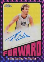 2023 Topps Chrome 1972 Topps Autographs #TAFW Franz Wagner Purple Geometric Basketball Card