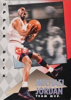1992 Upper Deck MVP Holograms #4 Michael Jordan Basketball Card