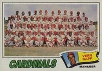 1977 Topps #183 St. Louis Cardinals Team Baseball Card