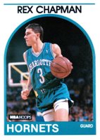 1989 Hoops #54 Rex Chapman Basketball Card