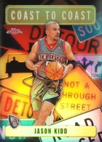 2002 Topps Chrome Coast to Coast #CC2 Jason Kidd Refractor Basketball Card