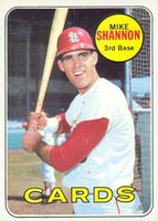 1969 Topps #110 Mike Shannon Baseball Card