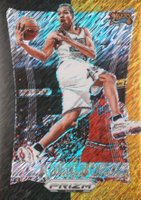 2023 Panini Prizm Deca #46 Allen Iverson Black Gold Shimmer Fotl Basketball Card