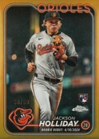 2024 Topps Chrome Update #USC89 Jackson Holliday Gold Refractor Baseball Card