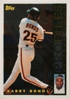 1996 Topps Profiles #NL-3 Barry Bonds Baseball Card