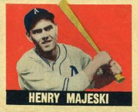 1948 Leaf #149 Henry Majeski Short Print Baseball Card
