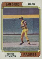 1974 Topps #518 Derrel Thomas Baseball Card