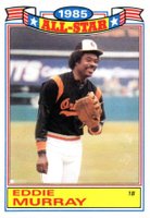 1986 Topps All-Star Glossy Set of 22 #2 Eddie Murray Baseball Card