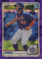 2020 Bowman Draft Chrome Sapphire Edition #BD143 Francisco Alvarez Purple Baseball Card