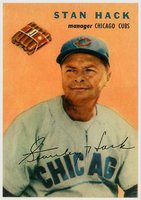 1954 Wilson Franks # Stan Hack Baseball Card