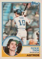 1983 Topps #558 Dickie Thon Baseball Card