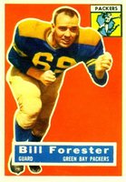 1956 Topps #79 Bill Forester Football Card