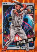 2024 Topps Chrome Cosmic #83 Gunnar Henderson Orange Galactic Baseball Card