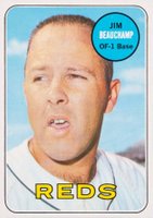 1969 Topps #613 Jim Beauchamp Baseball Card