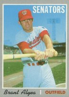 1970 Topps #303 Brant Alyea Baseball Card