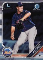 2019 Bowman Draft #BDC48 Matthew Allan Chrome-Refractor Baseball Card