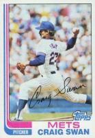 1982 Topps #592 Craig Swan Baseball Card