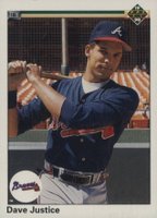 1990 Upper Deck #711 Dave Justice Baseball Card