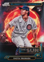 2024 Topps Chrome Cosmic Planetary Pursuit #7 Shota Imanaga The Sun Baseball Card