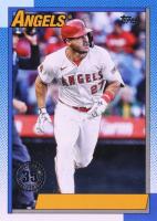 2025 Topps 1990 Topps Baseball #T901 Mike Trout No Name Baseball Card
